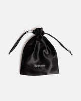 Hedoine Satin Pouch tights storage bag black satin delicates hosiery bag