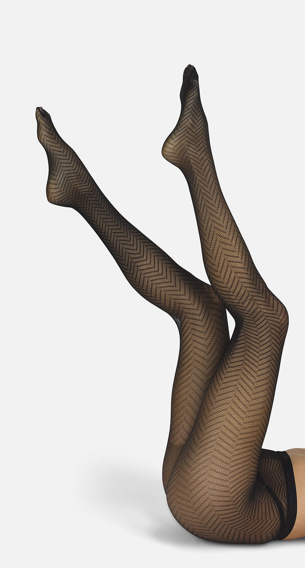 The Chevron | Geometric Tights