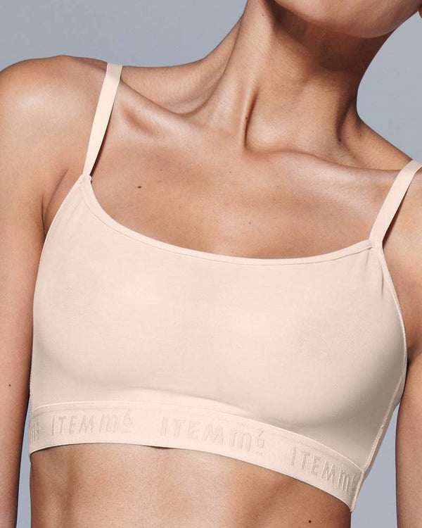 Supportive Power Mesh Bralette Nude Vivid