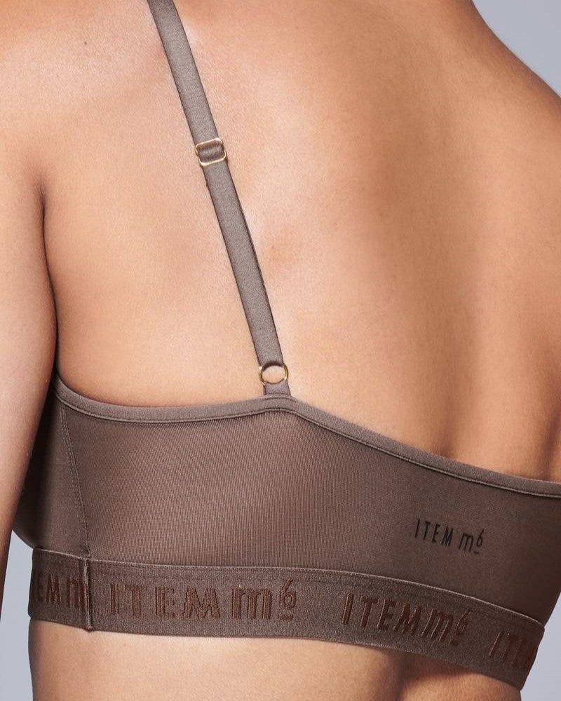 Supportive Power Mesh Bralette Nude Smoky