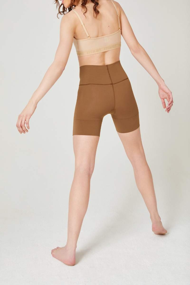 Anti-Reibung & Cellulite Shapewear Shorts Nude Smoky