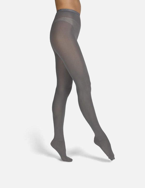 The Rib | Grey Tights